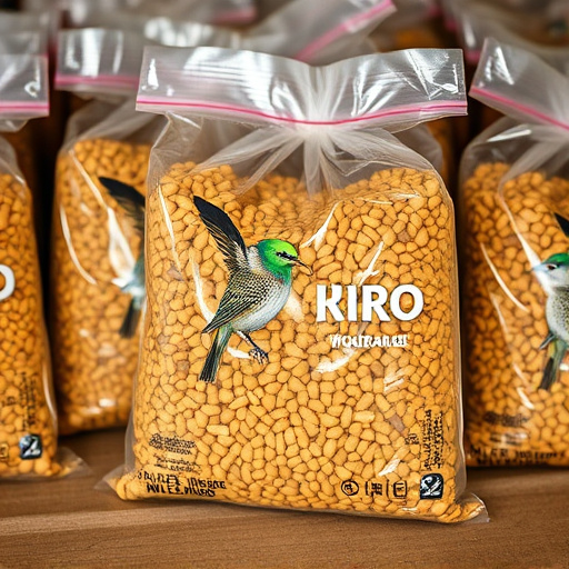 Wholesale wild bird food bagged neatly
