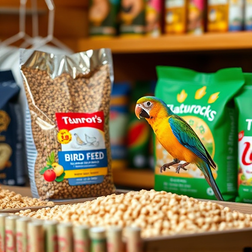 Wide selection of bird feed products