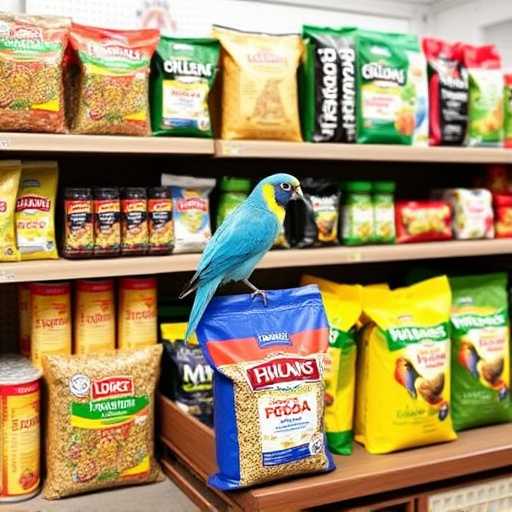 Wide selection of bird feed products