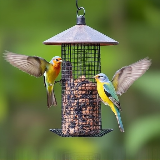 Secure Bird Meals: Caged Ground Feeders Explained