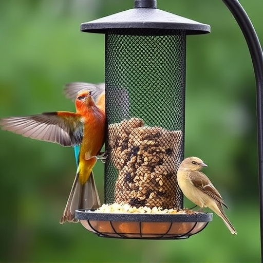 Caged Ground Feeders: Deter Pigeons Naturally and Effectively