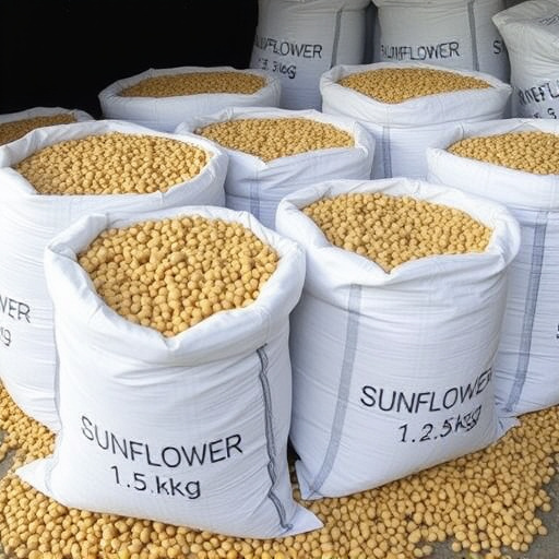 12.5kg sacks of sunflower hearts