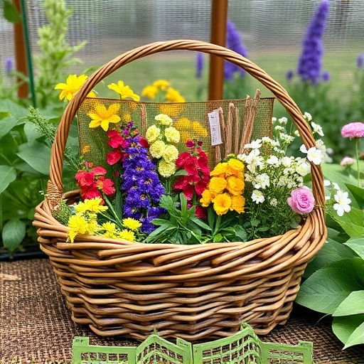 Add-to-basket screen with seed varieties