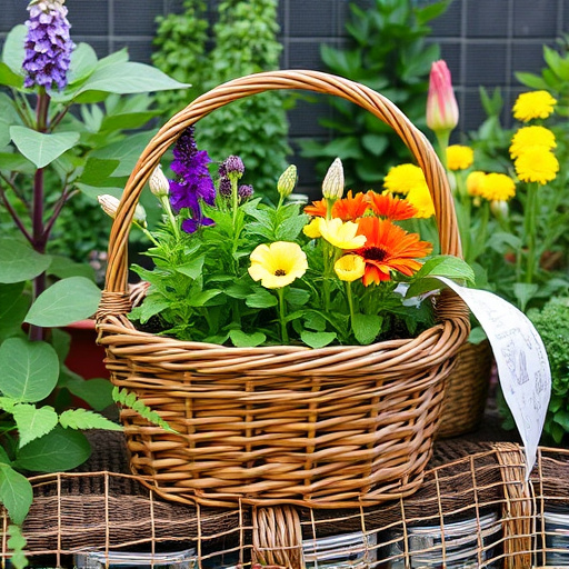 Add-to-basket screen with seed varieties