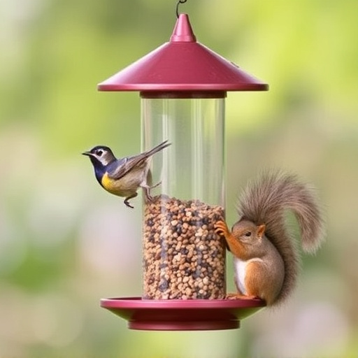 Affordable squirrel-resistant bird feeder hanging