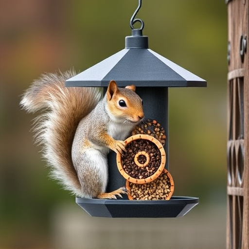 Affordable squirrel-resistant bird feeder hanging