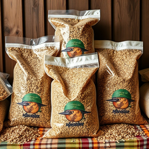Assorted bird seed bags ready shipment
