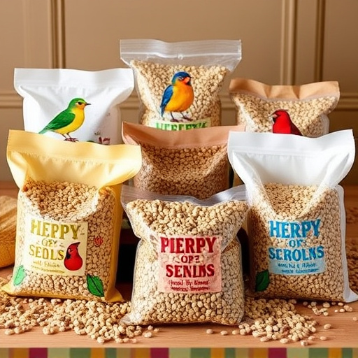 Assorted bird seed bags ready shipment