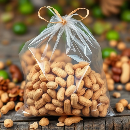 Bag of peanuts for wild birds