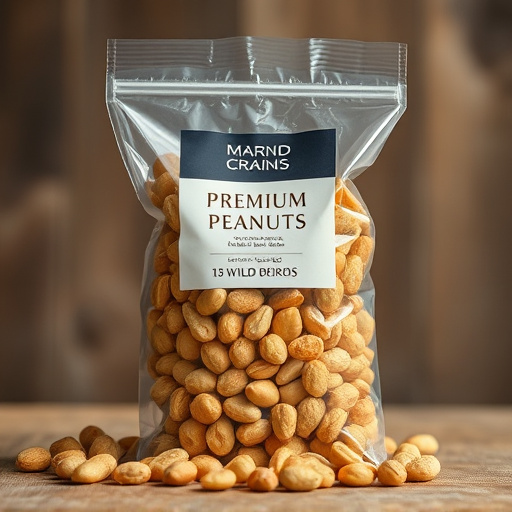 Bag of premium peanuts for wild birds