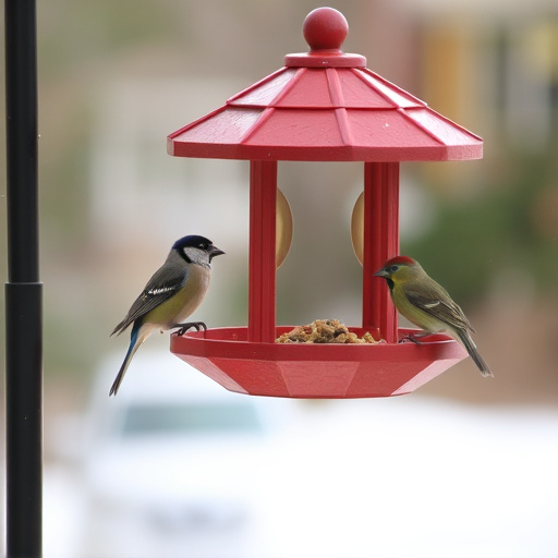 bird feeder station