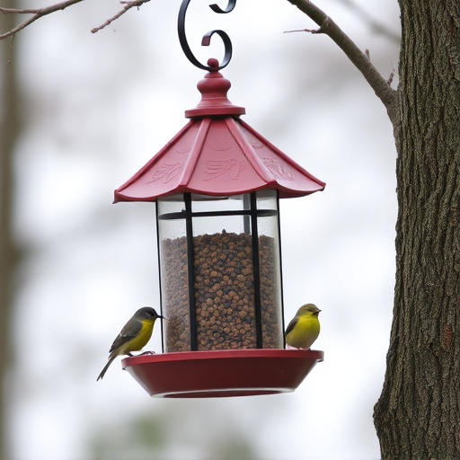 bird feeder station
