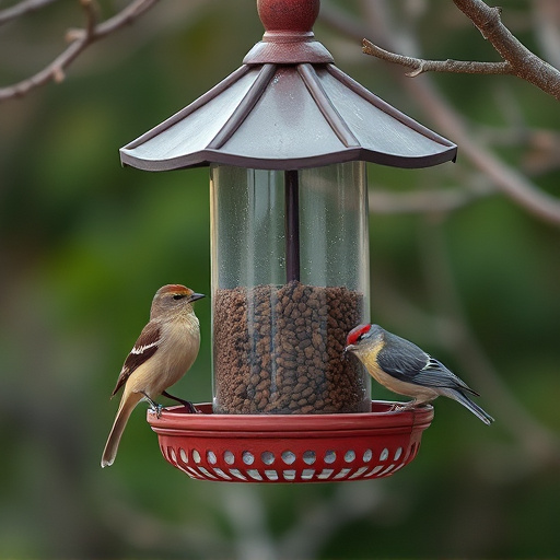 bird feeder station