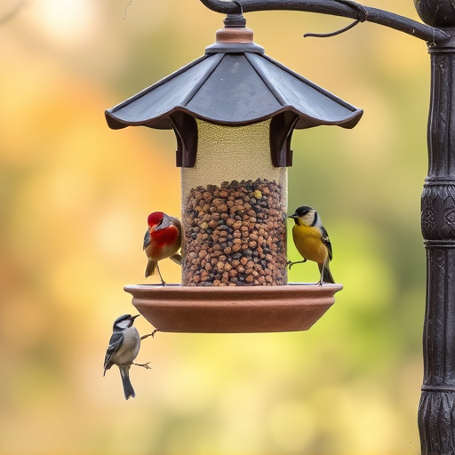 bird feeder station