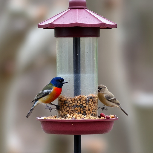 bird feeder station