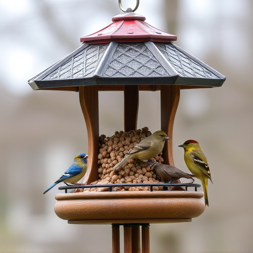 bird feeder station