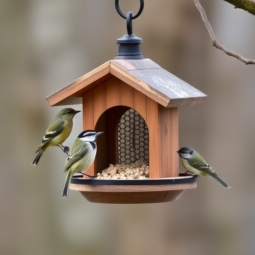 bird feeder station
