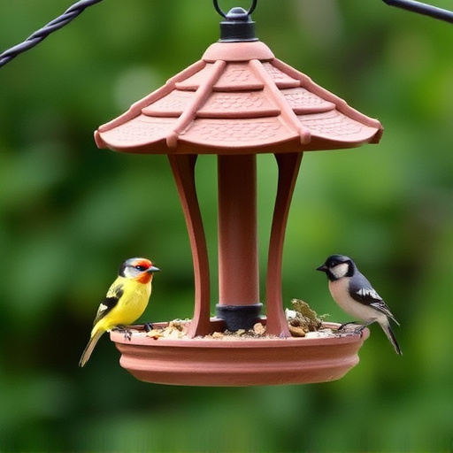 bird feeder station