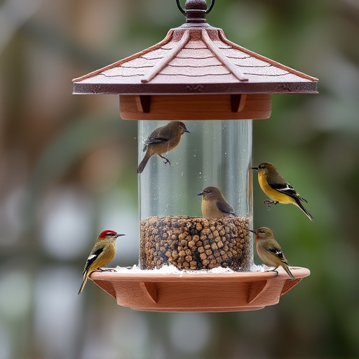 bird feeder station