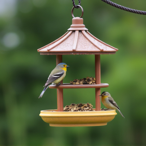 bird feeder station