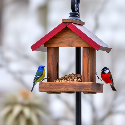 bird feeder station