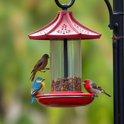 bird feeder station