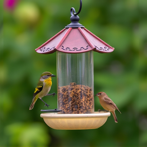 bird feeder station