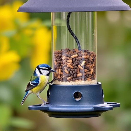 Bird feeders filled from subscription delivery