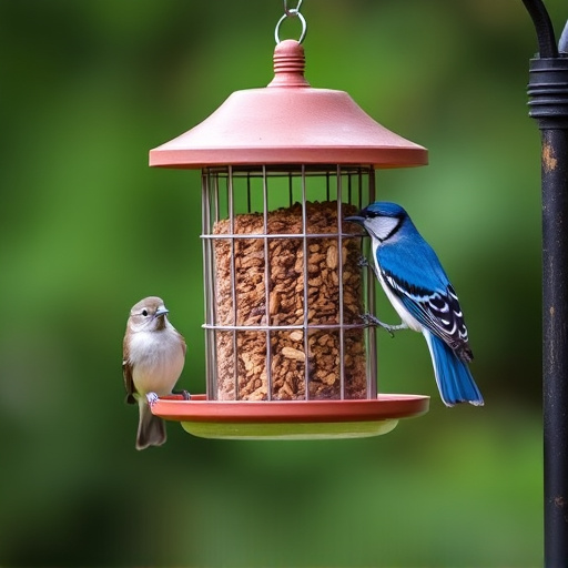 Bird feeders filled from subscription delivery