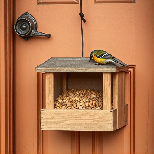 Bird food box left at front door