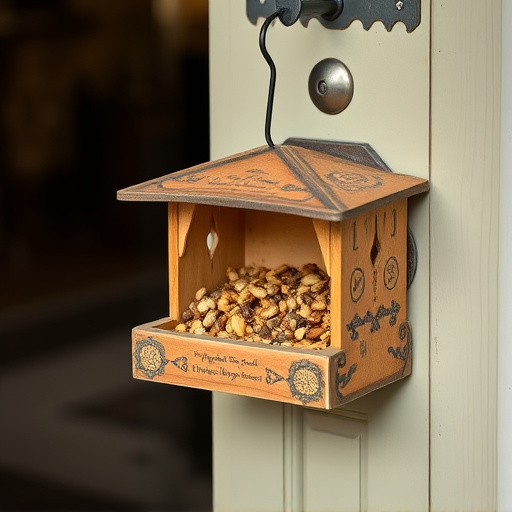 Bird food box left at front door
