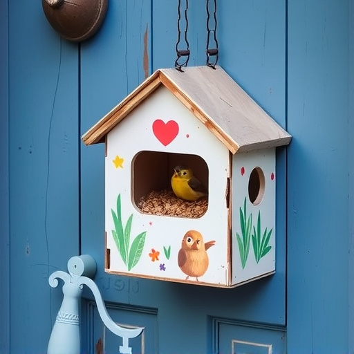 Bird food box left at front door