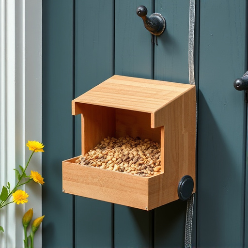 Bird food box left at front door