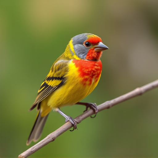 Bird food mix for sensitive birds