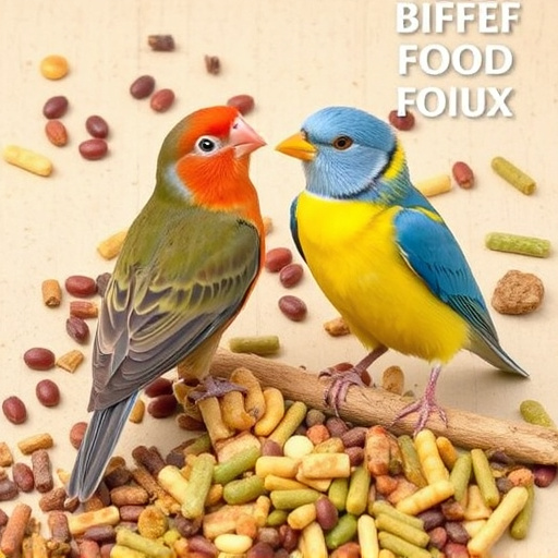 Bird food mix for sensitive birds