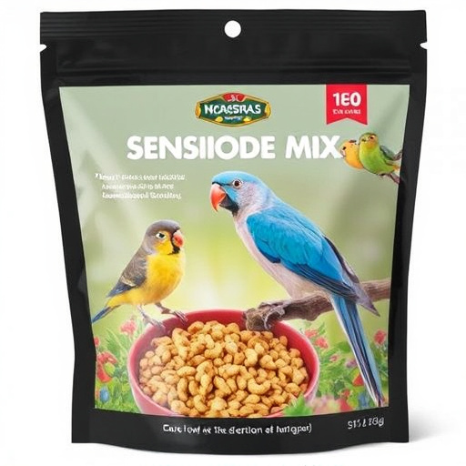 Bird food mix for sensitive birds