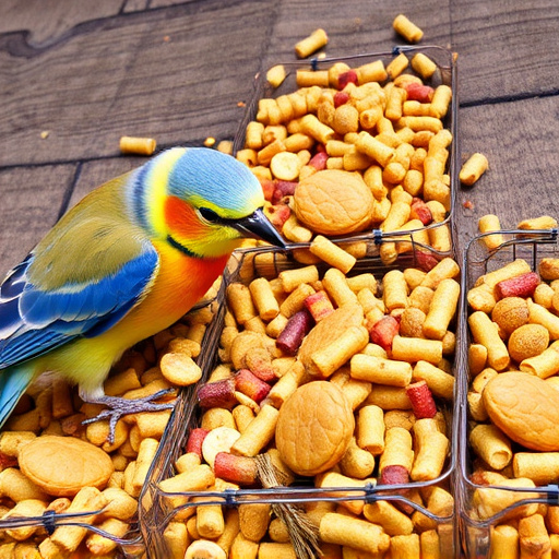 Bird food mix for sensitive birds
