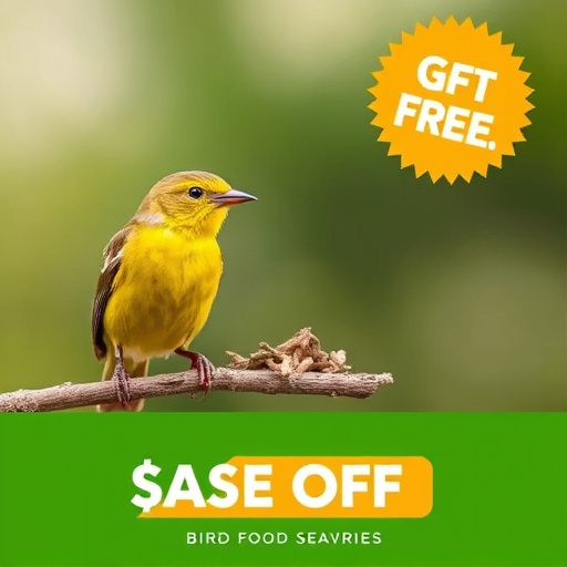 Bird food subscription with promotional offer