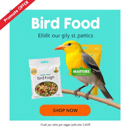Bird food subscription with promotional offer