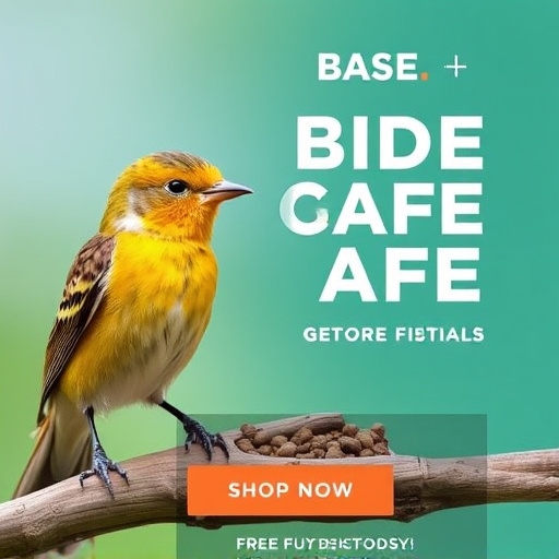 Bird food subscription with promotional offer