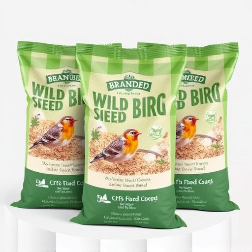 Branded UK wild bird seed bags