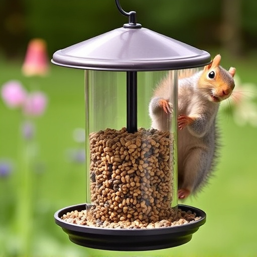 Budget-friendly squirrel-proof garden feeder
