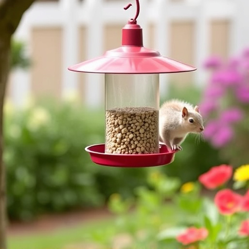 Budget-friendly squirrel-proof garden feeder