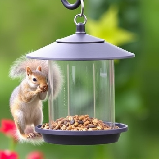 Budget-friendly squirrel-proof garden feeder