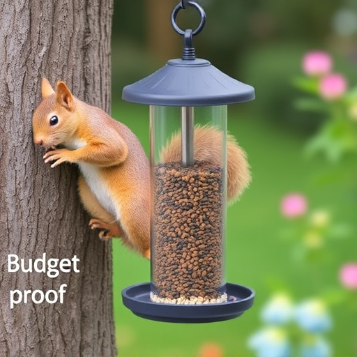 Budget-friendly squirrel-proof garden feeder