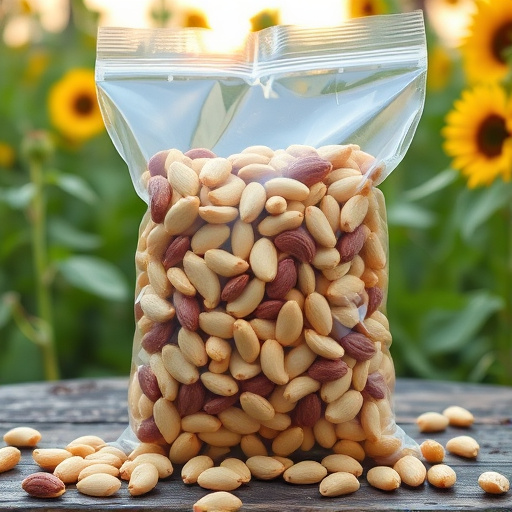 Bulk bag of sunflower hearts for feeding