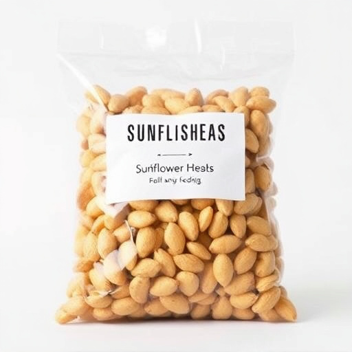 Bulk bag of sunflower hearts for feeding