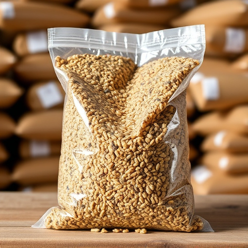 Bulk packaging of suet bird feed