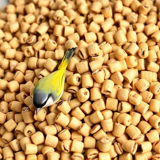 Bulk suet pellets ready for feeders