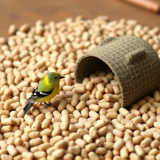 Bulk suet pellets ready for feeders